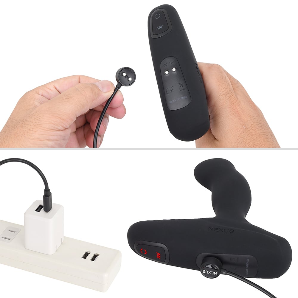 フル充電までは約2.5時間、連続稼働は約6.5時間。USB-Cの充電式で、本体には付属のマグネットケーブルを使用します。
