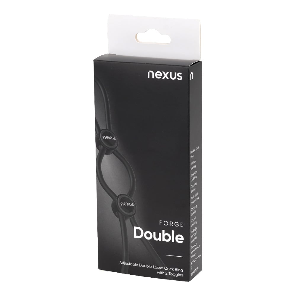 NEXUSお得意の精悍なパッケージ。「NEXUS FORGE（フォージ）」はこちらのほかに「Single」と「Vibrating」がある、全３バリエーション構成です。
